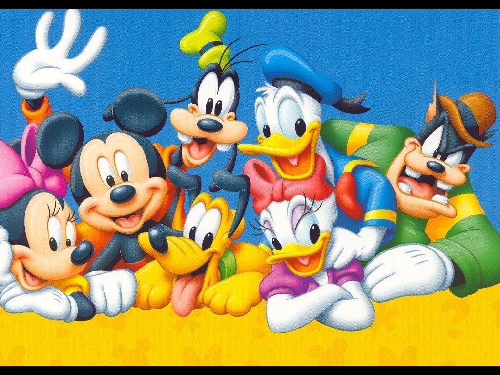 Mickey Mouse with family