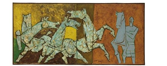 M F Husain