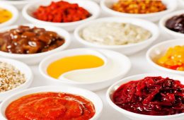 Different type of food sauces